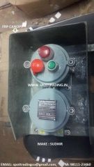 Flameproof Push Button with FRP Canopy & Indicator