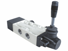 5/3 Hand Lever Valve Spring Return
